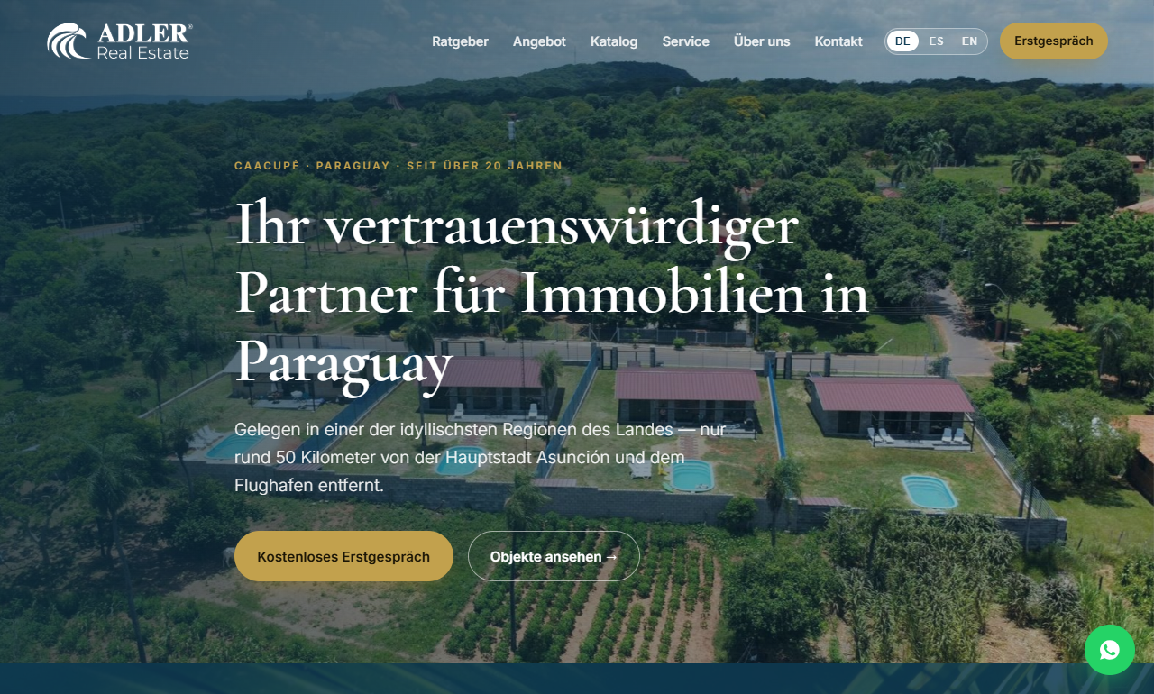 ADLER Real Estate Website